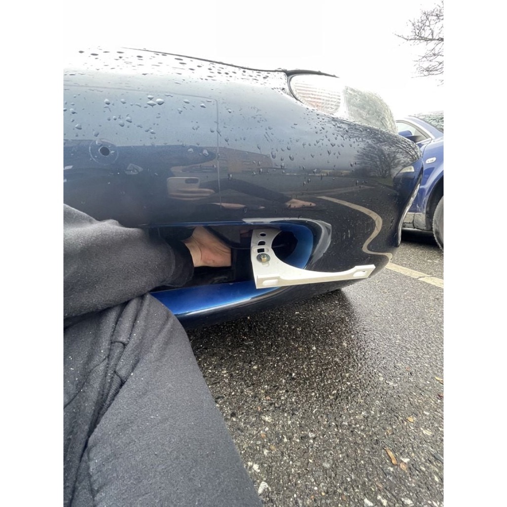 Mazda MX-5 NA/NB Miata Ofset Plaka Tutucu Şablonu görsel 3