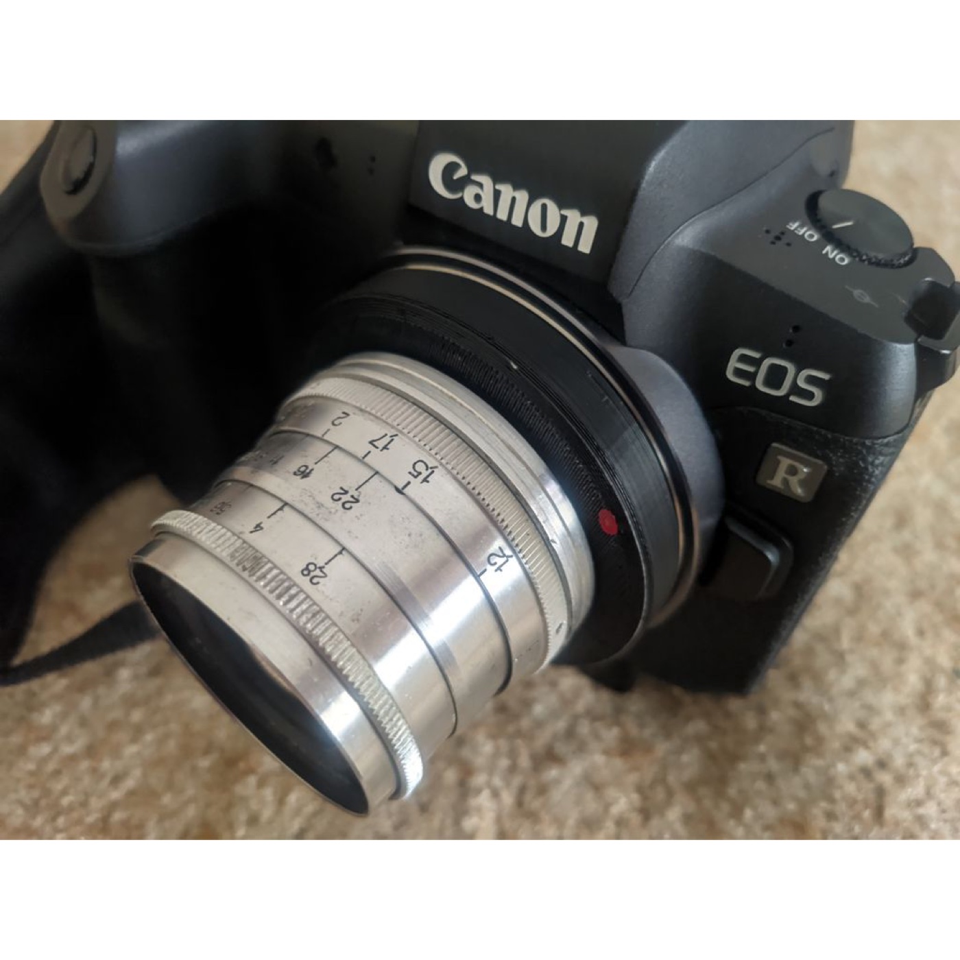 M39 Vida Dişli Lensleri Canon RF Gövdelere Bağlayan Adaptör görsel 2