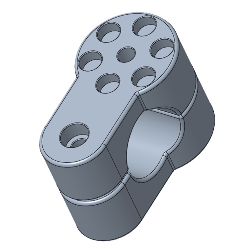 Minimalistic RAM X-Grip mount/clamp for 22-mm handlebars görsel 3