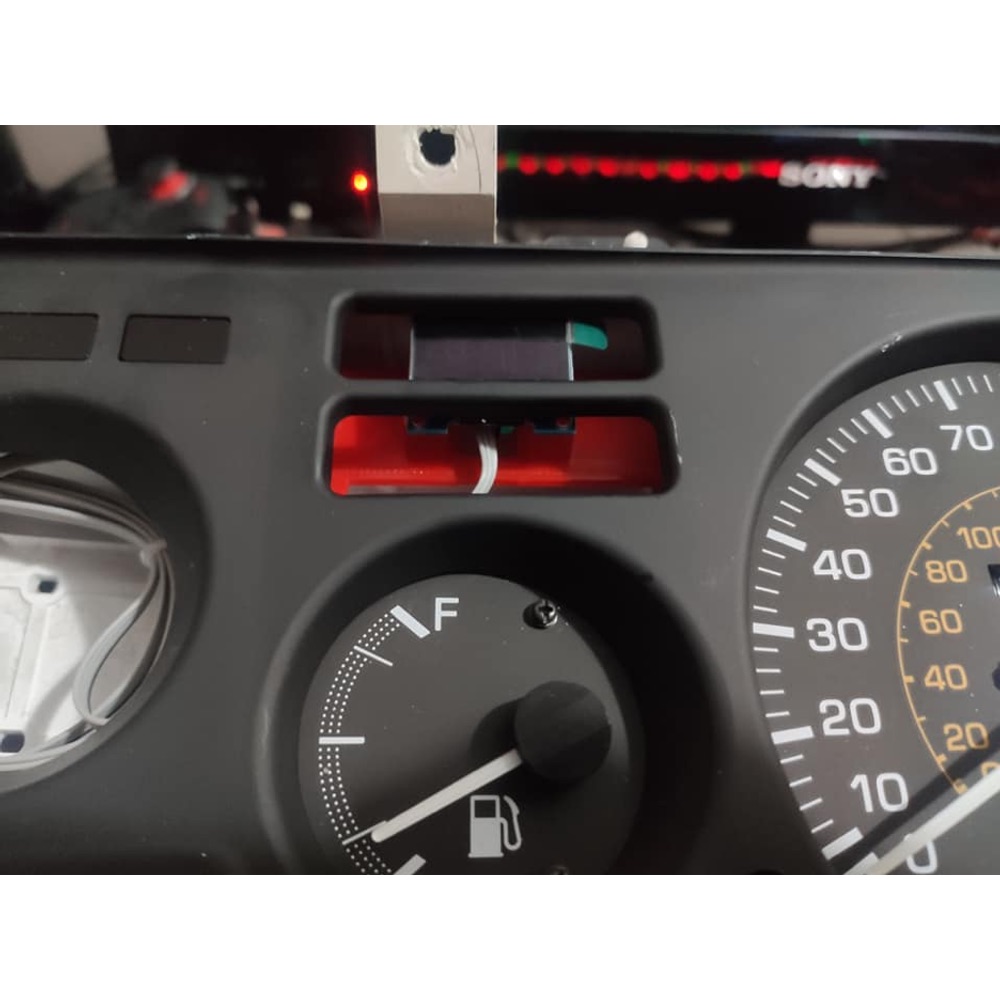 Toyota Corolla AE92 Gösterge Paneli Ek Ekran Braketi görsel 2