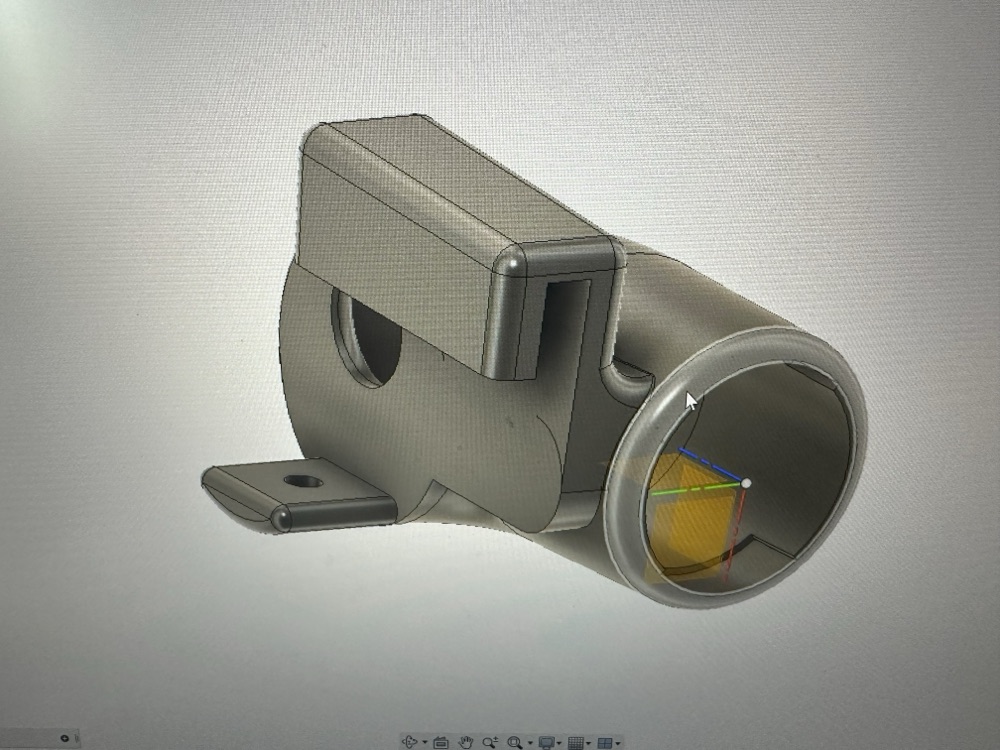 KTM EXC Arka Sinyal/Stop Lambası Montaj Braketi