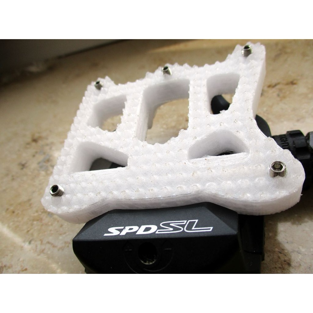 Bisiklet Pedal Adaptörü (SPD-SL → Düz Pedal) görsel 2
