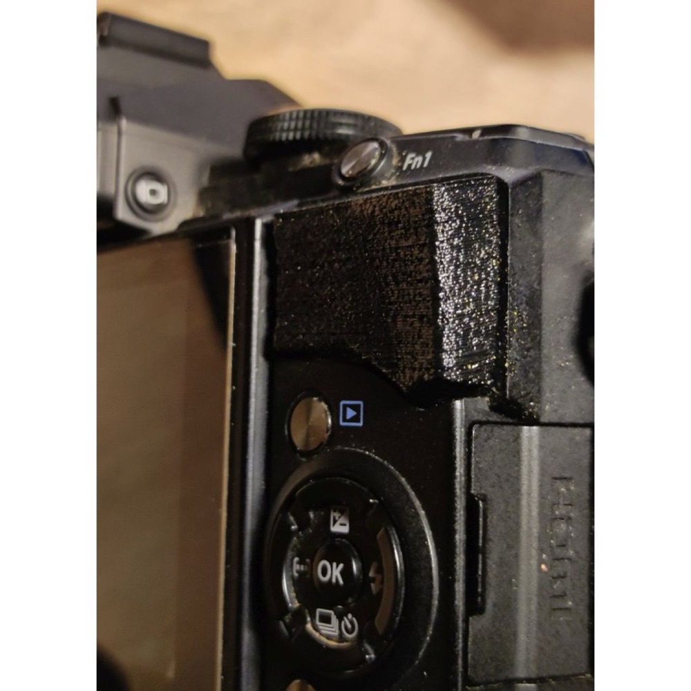 Olympus Stylus 1 / 1s Başparmak Kapağı (Yedek) görsel 2