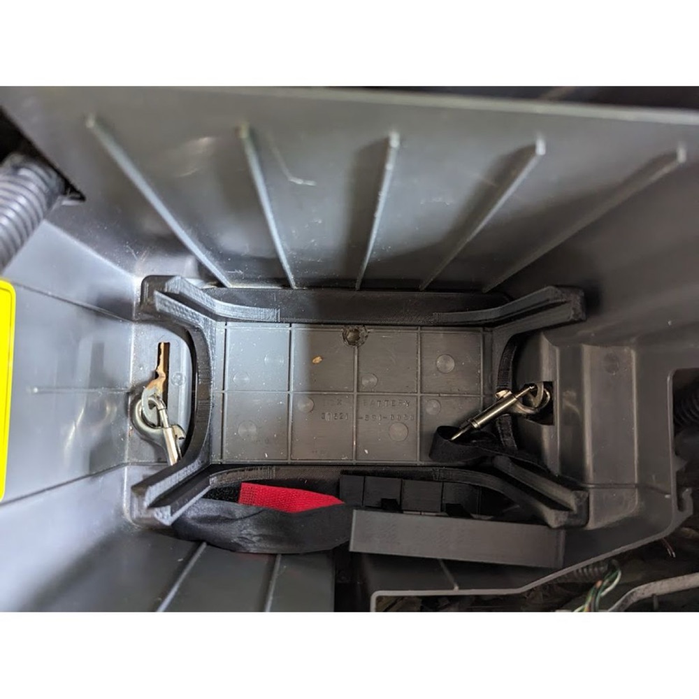 Honda Beat (PP1) ATX20 Akü Ortalama Tepsisi ve Kayış Kılavuzu görsel 4