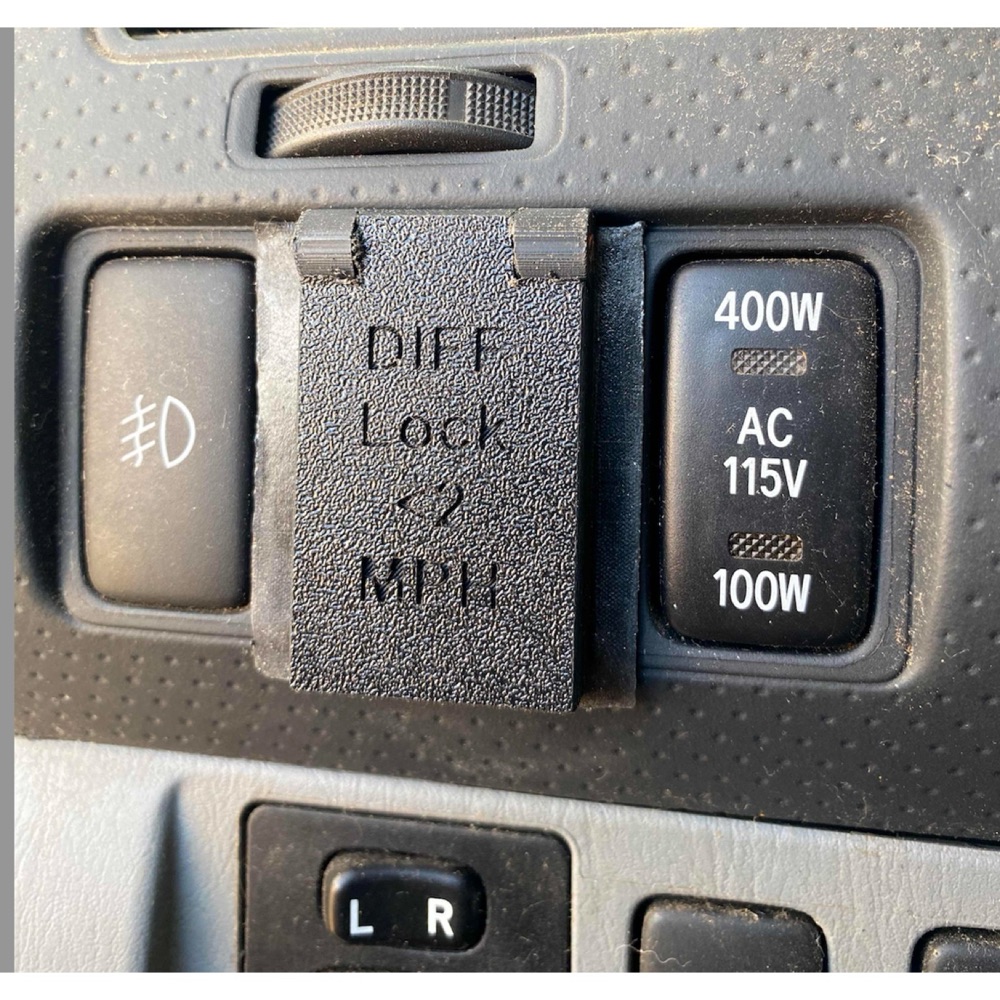 Toyota düğme kapağı