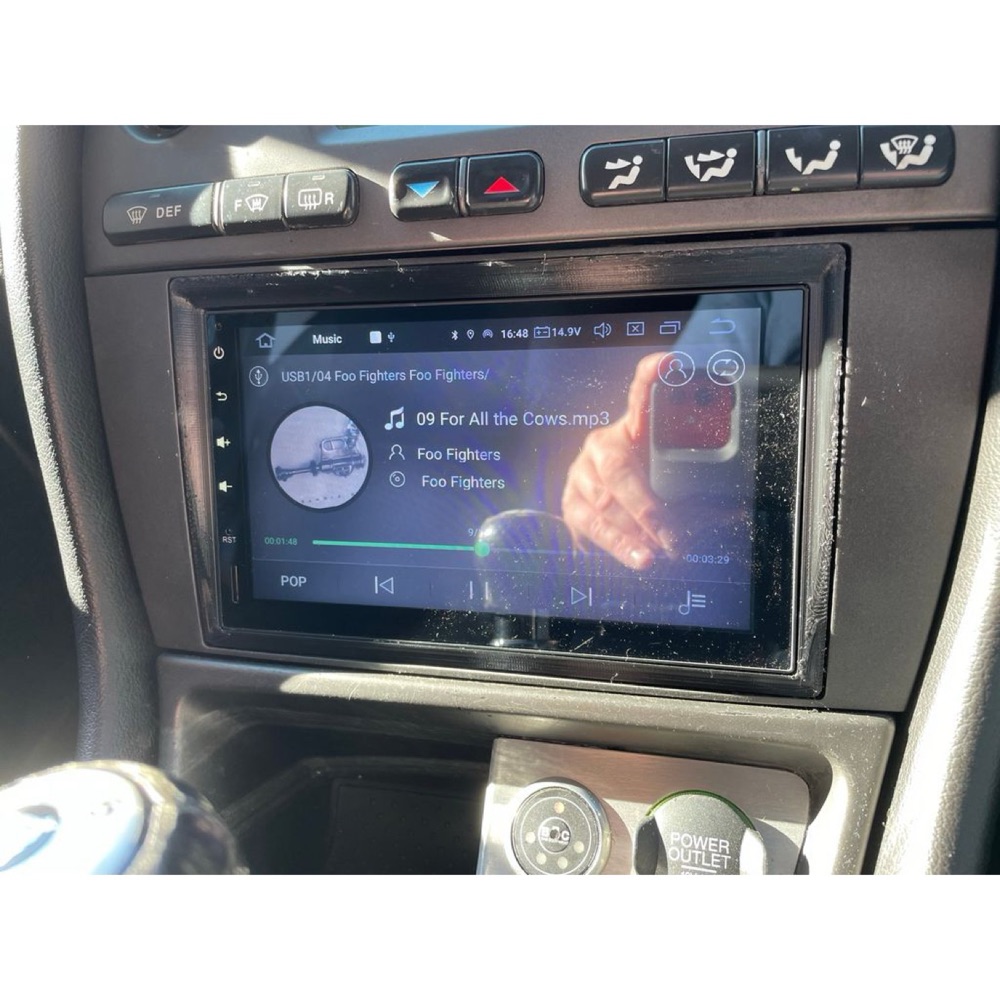 Jaguar X-Type Çift DIN Multimedya Ünitesi Çerçevesi