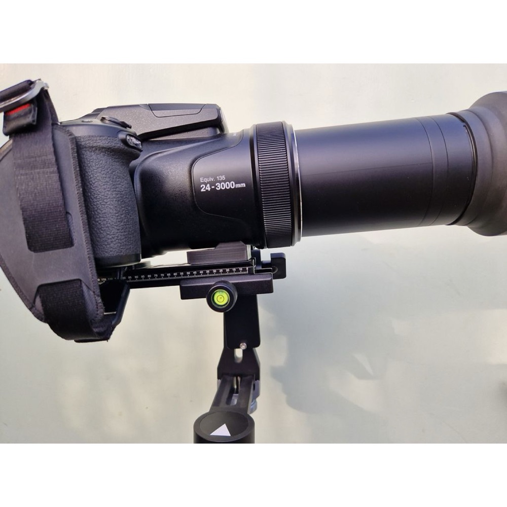 Nikon Coolpix P1000 için Tripod Destek Parçası (Peak Design Plaka ve Xiletu Ray Uyumlu)