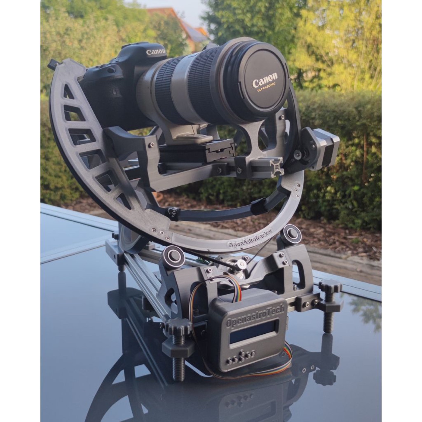 Canon EF 70-200mm f/2.8L Lens için OpenAstroTracker Destek Braketi