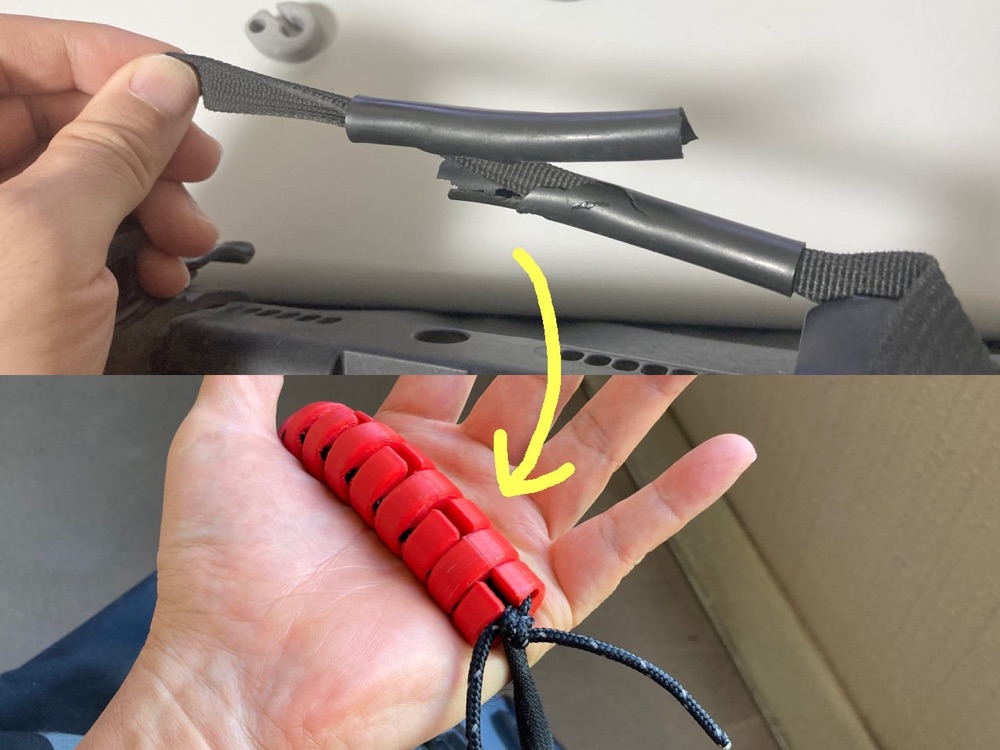 Bisiklet Çanta Sapı Boru Yedek Parçası (Ortlieb Uyumlu) görsel 2