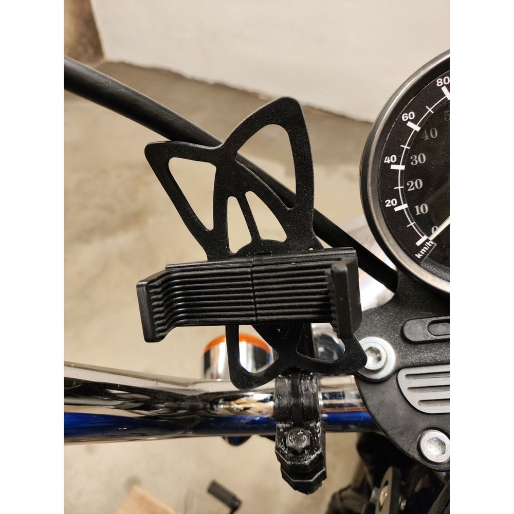 Harley Davidson Gidon Telefon Tutucu Top Adaptörü görsel 3