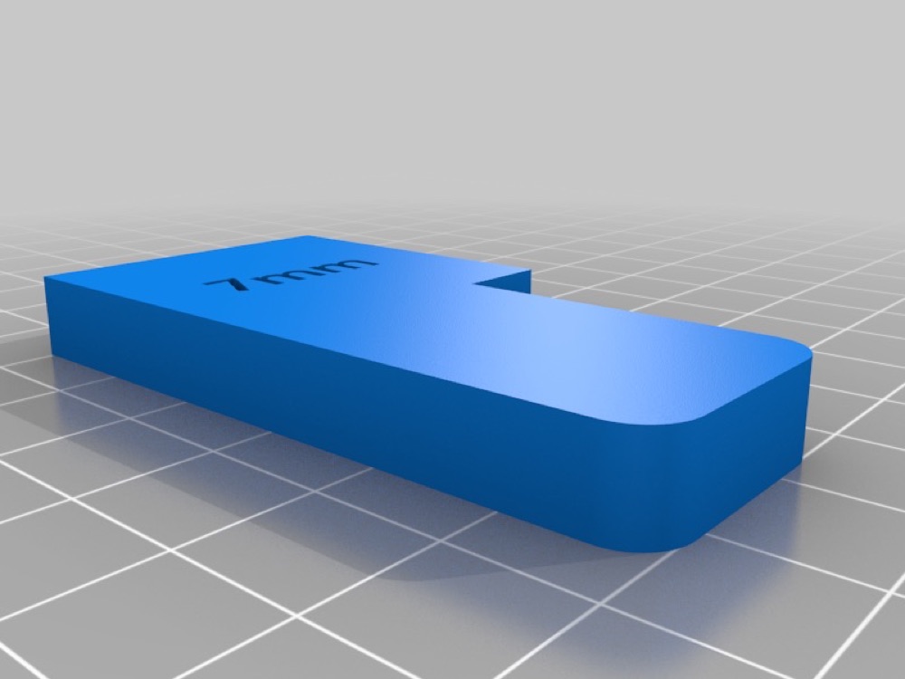 KTM 390 Adventure Zincir Germe Kalınlık Mastarı (5 ve 7 mm) görsel 2
