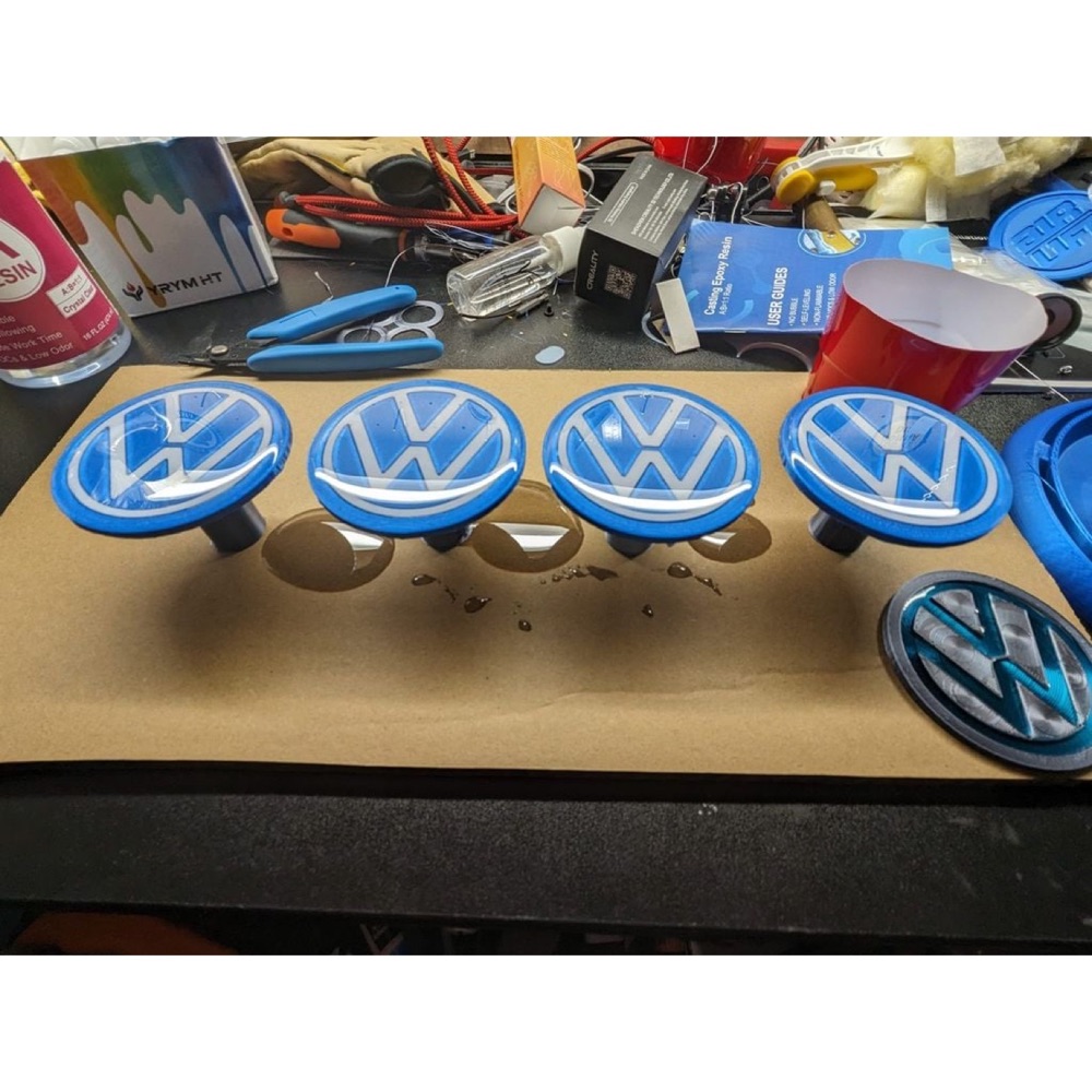 VW 70 mm Merkez Kapak Seti görsel 3