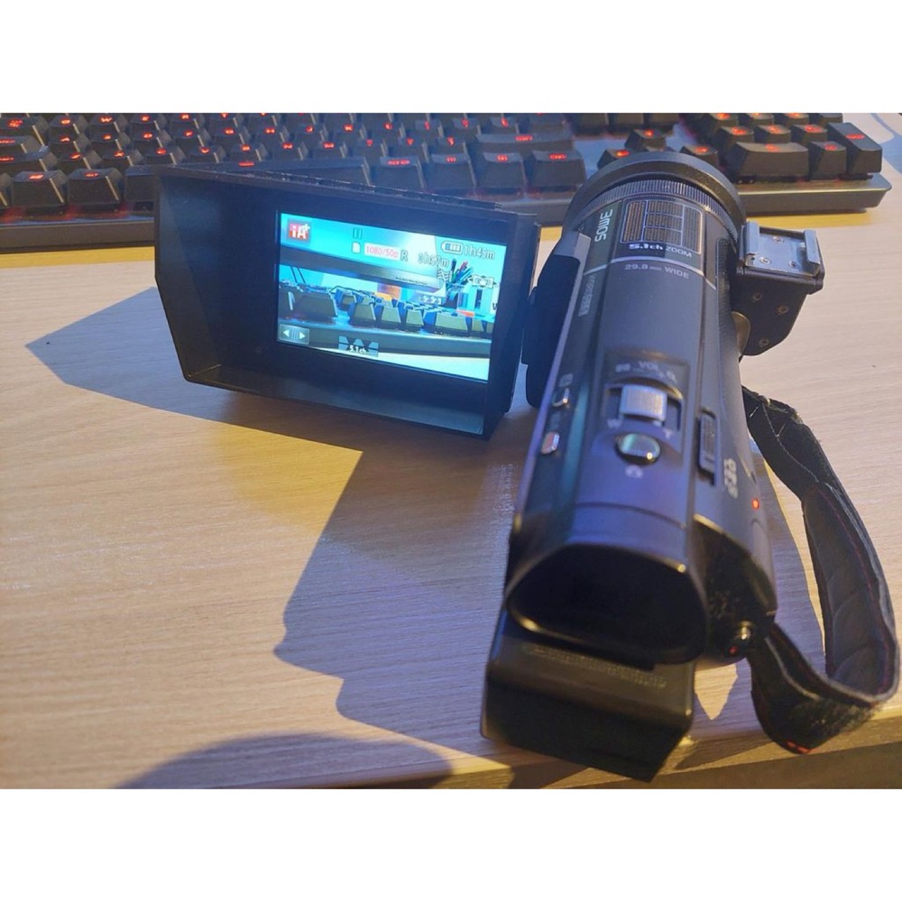 Panasonic Kamkorder için LCD Ekran Güneşliği görsel 4