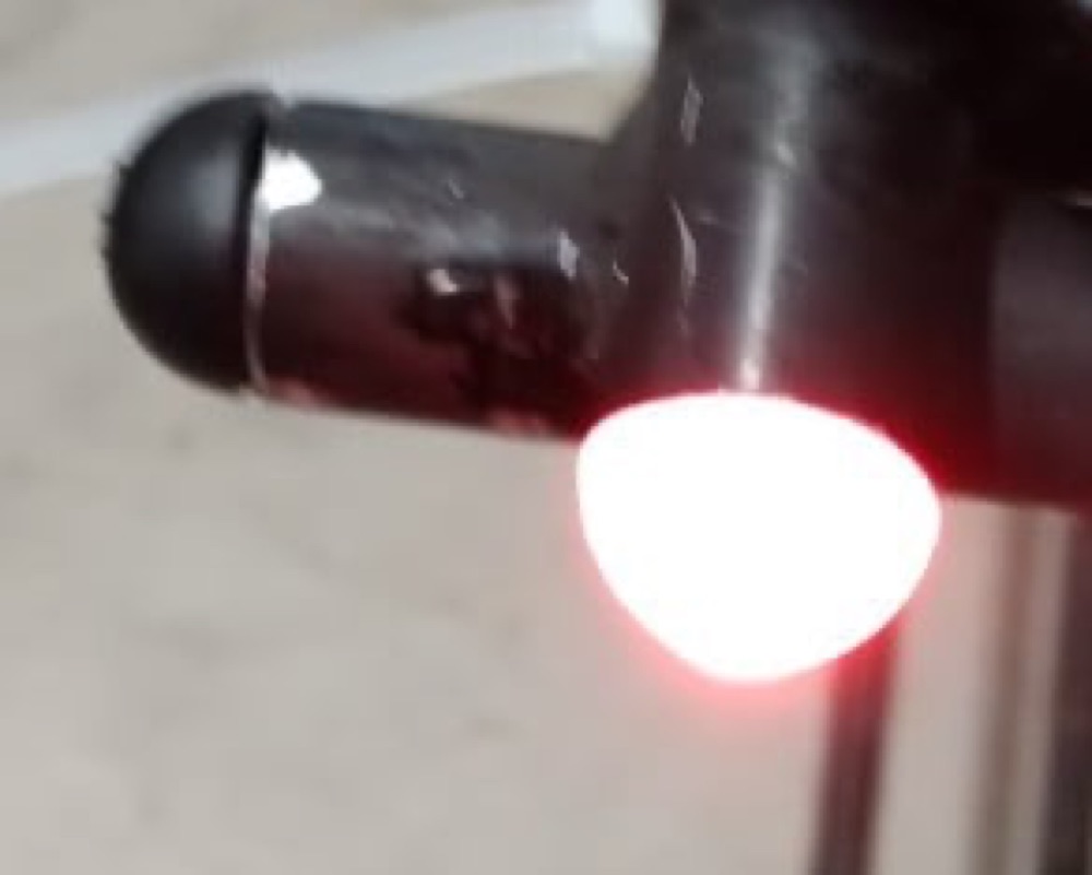 Bisiklet Katlanır Gidon Ucu Kapağı (Tern Uyumlu, LED Boşluklu Sürüm) görsel 3