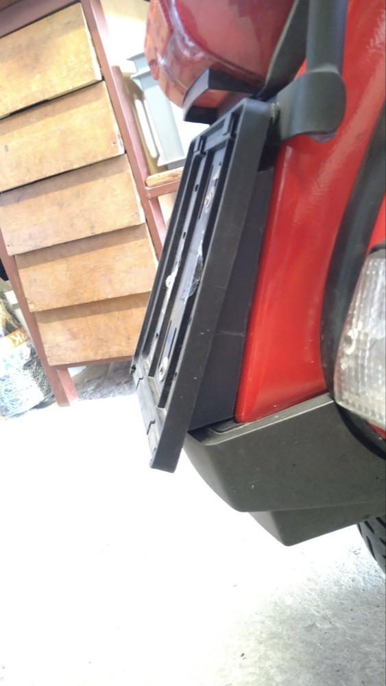 Vespa PX LML Plaka Yükseltme Adaptörü görsel 3