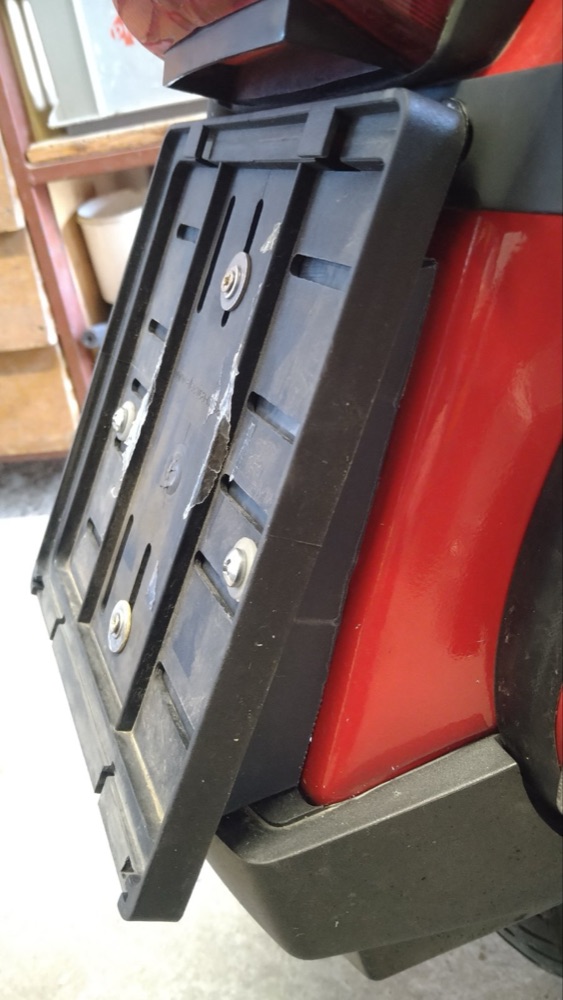 Vespa PX LML Plaka Yükseltme Adaptörü görsel 4
