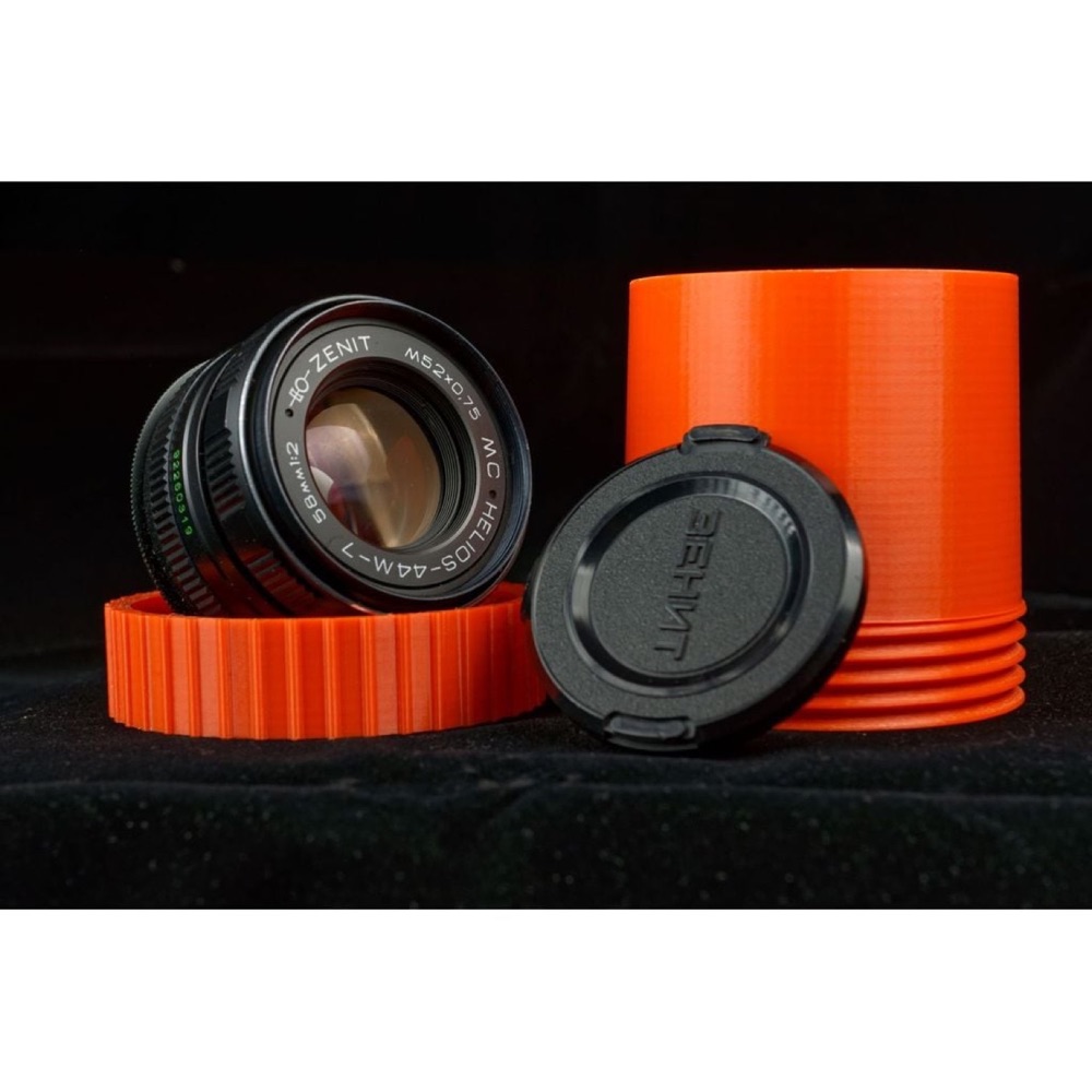 Sony / Minolta A-Mount Adaptörlü Objektif için Saklama Kutusu (Vidalı Kapaklı)