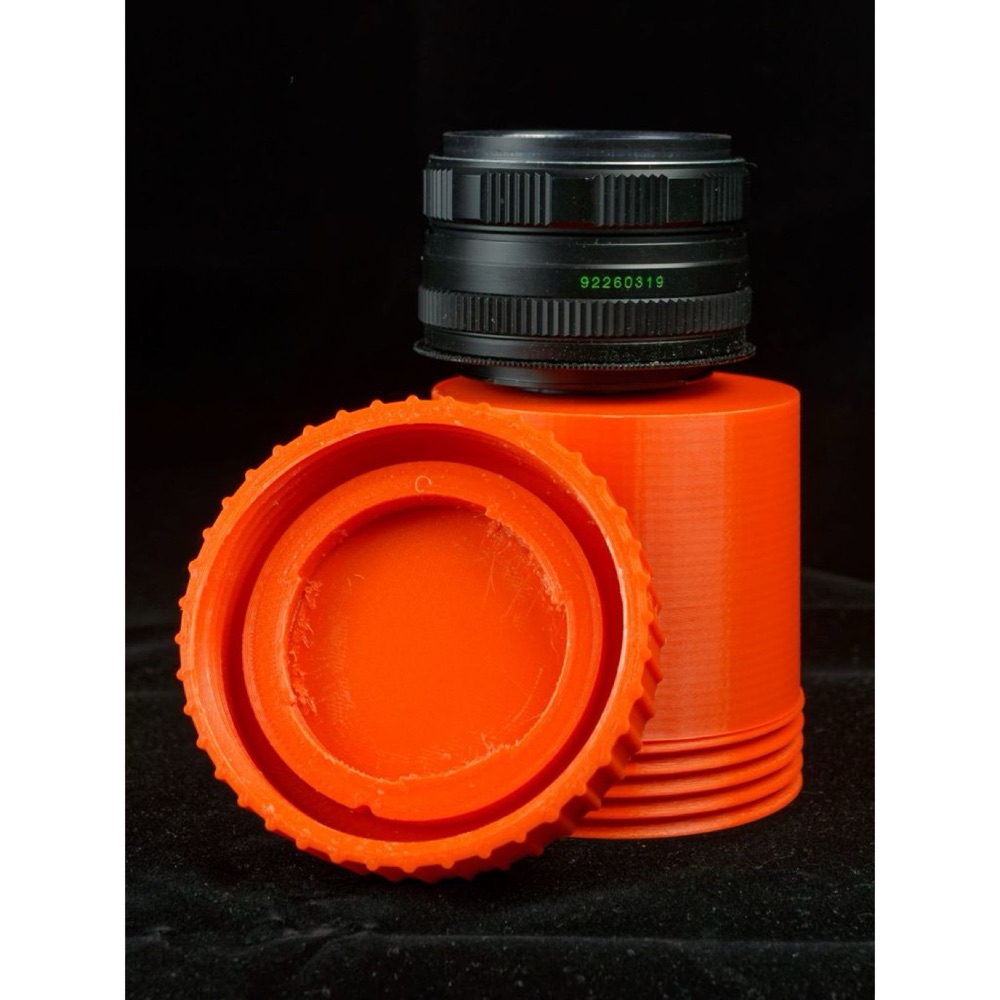 Sony / Minolta A-Mount Adaptörlü Objektif için Saklama Kutusu (Vidalı Kapaklı) görsel 2