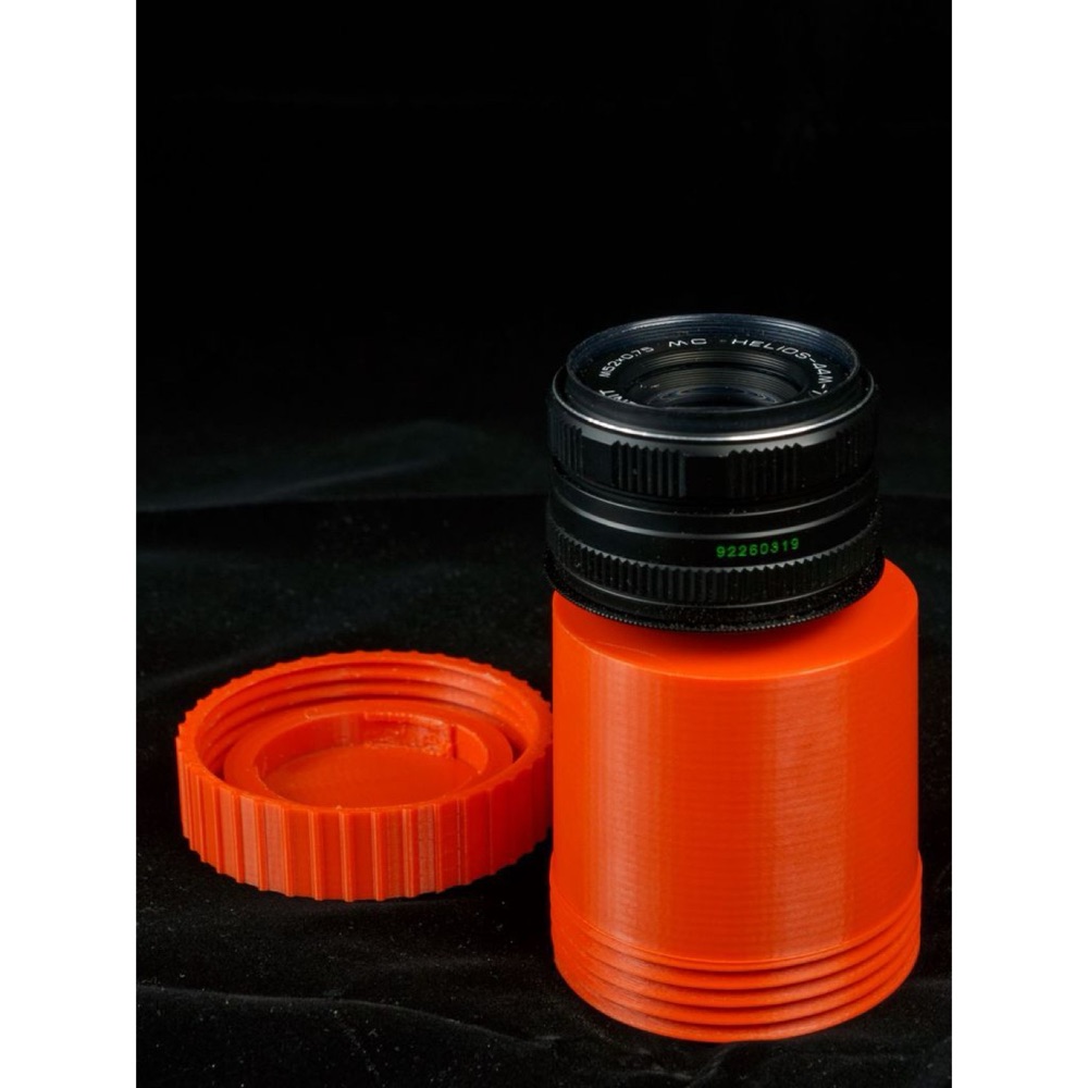 Sony / Minolta A-Mount Adaptörlü Objektif için Saklama Kutusu (Vidalı Kapaklı) görsel 3