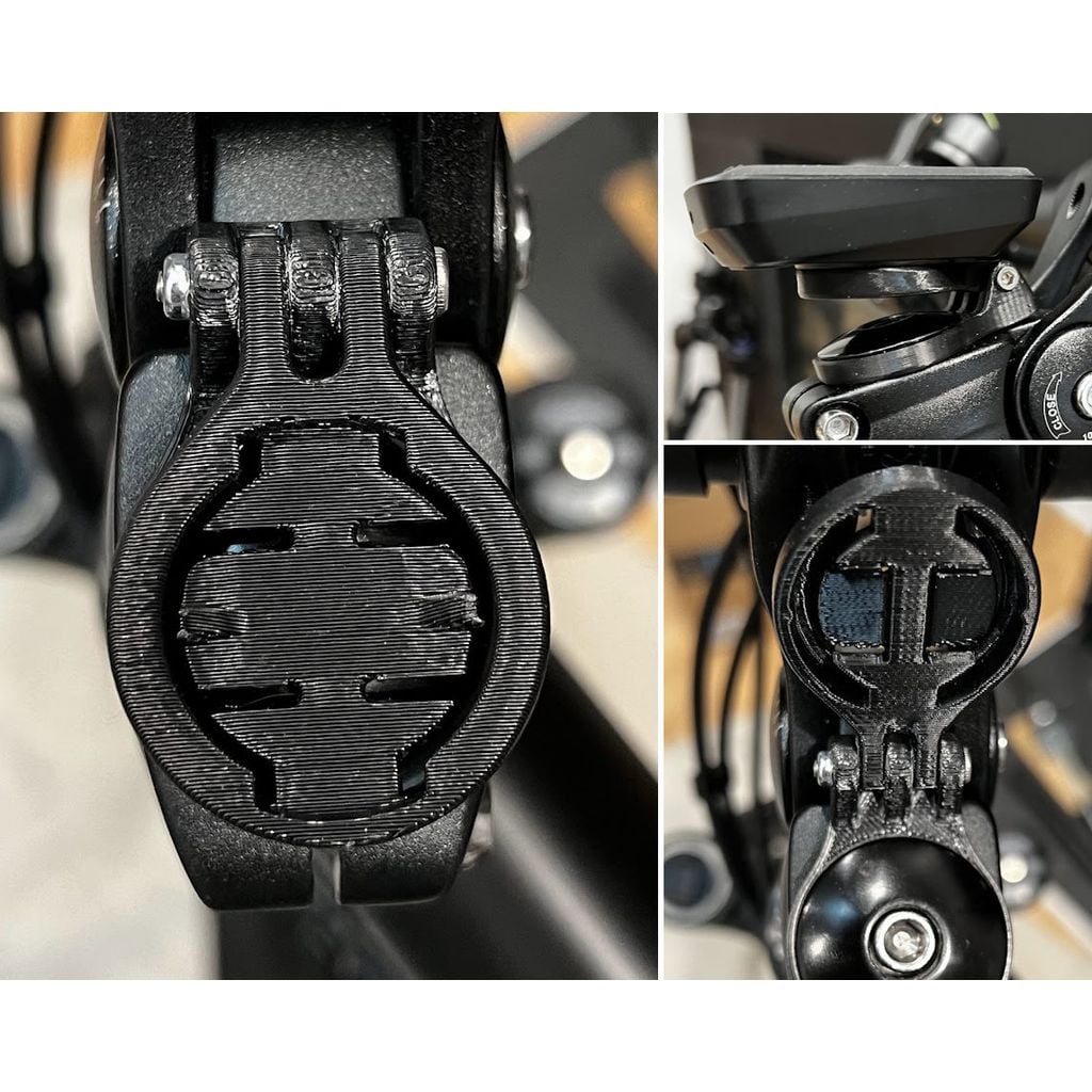 Bisiklet Bilgisayarı Gidon Başı Tutucusu (Garmin Çeyrek Dönüşlü)