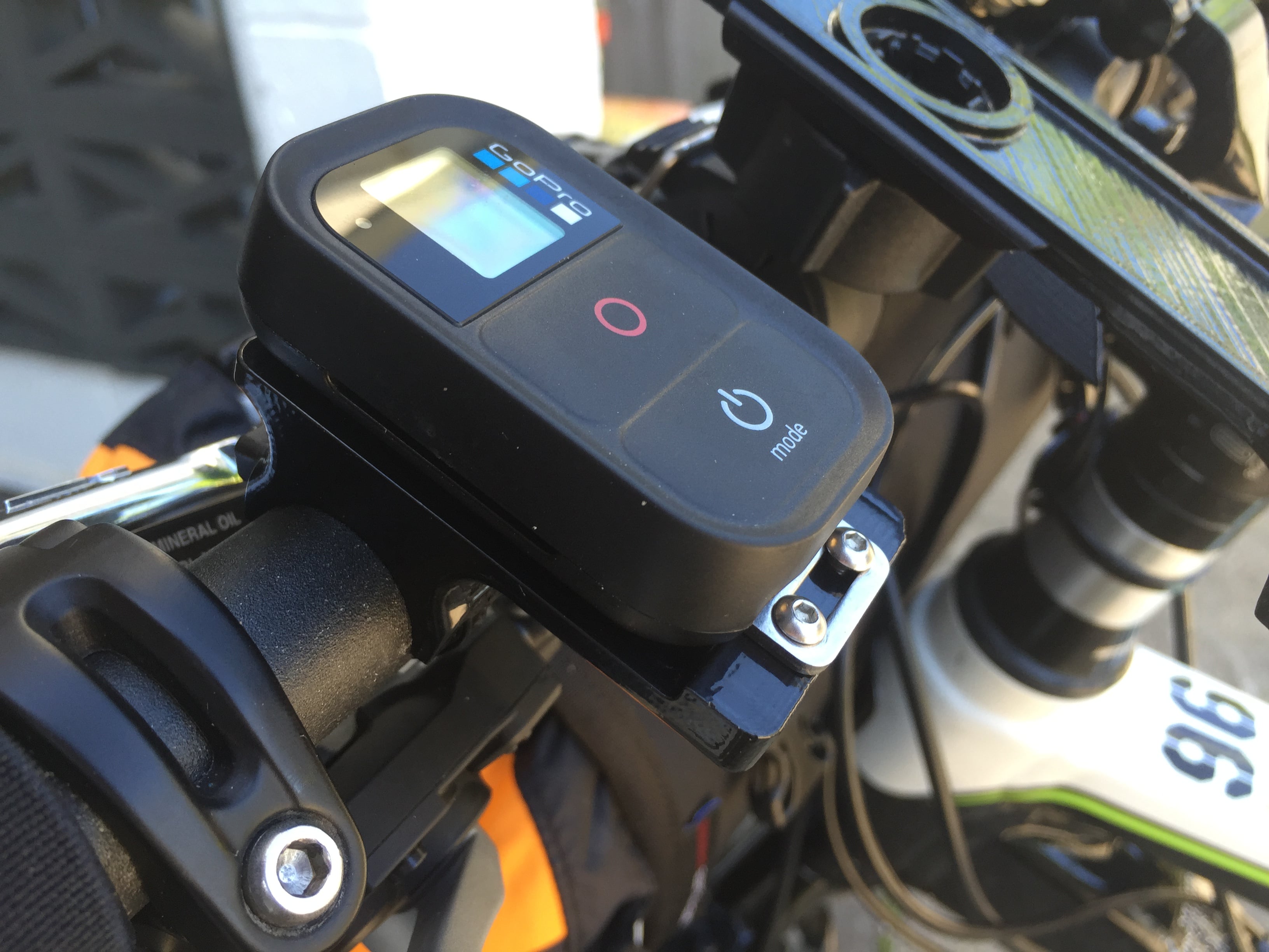 Bisiklet GoPro Uzaktan Kumanda Tutucusu (22 mm Gidon)