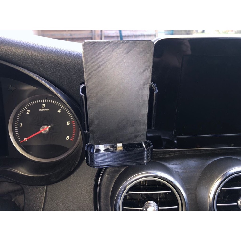 Mercedes C-Klasse/W205/GLC X253 iPhone 8 Tutucu görsel 4