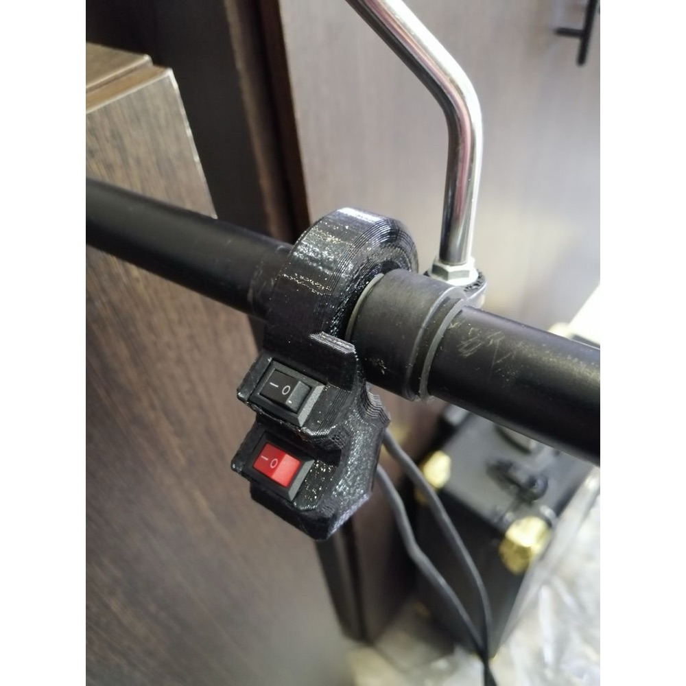 E-Bisiklet Gidon Çift Buton Anahtar Kutusu (Ø22 mm)