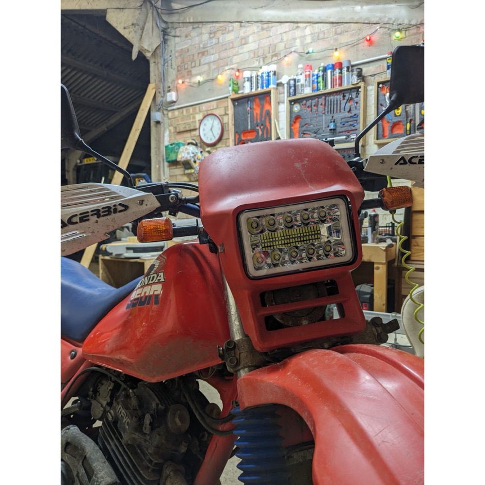 Honda XL350R (1985) LED Far Montaj Braketi