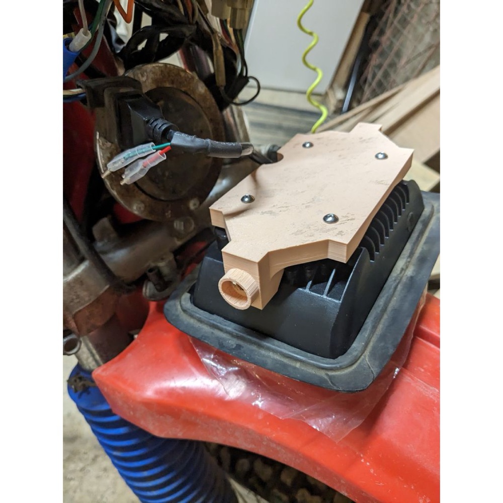 Honda XL350R (1985) LED Far Montaj Braketi görsel 3