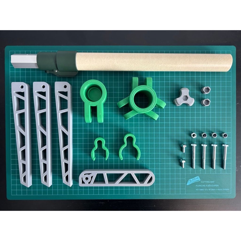 Buz Balıkçılığı Sonar Tripodu ve Aksesuar Seti (32 mm)