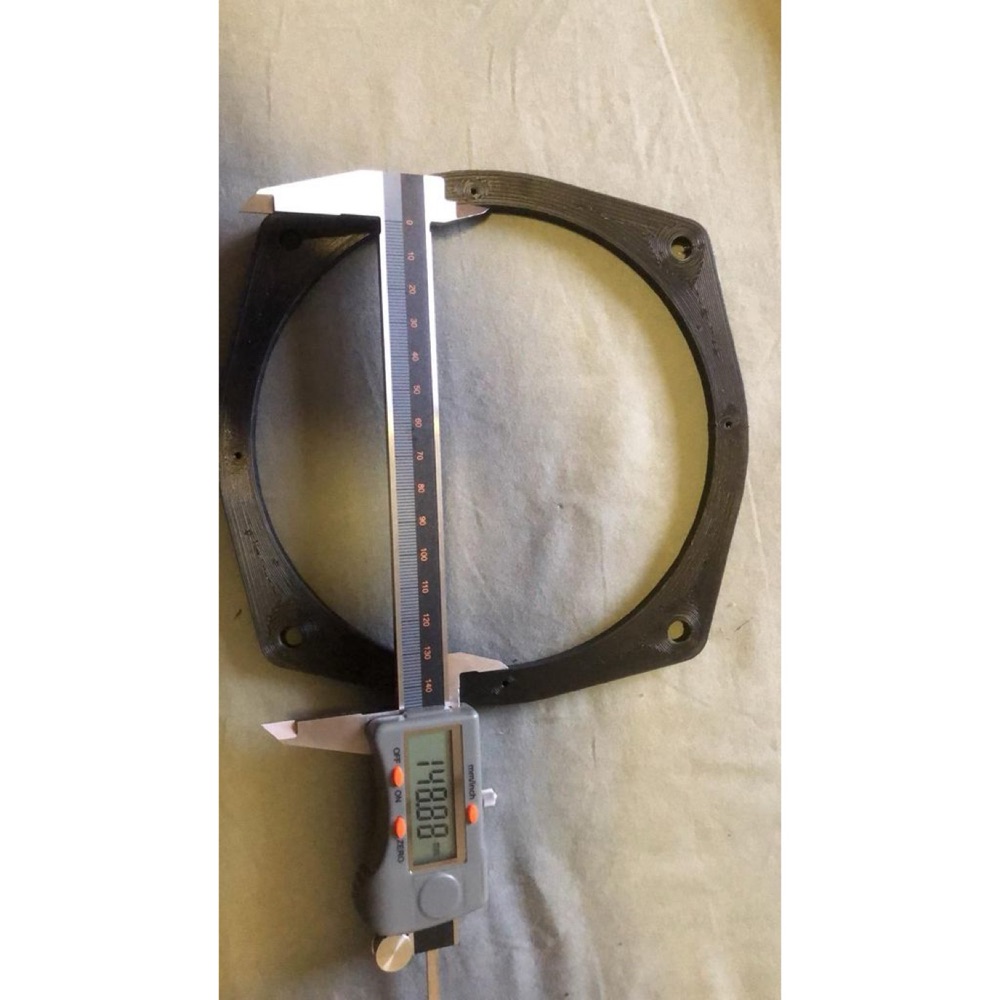 Mitsubishi Pajero 4 Hoparlör Adaptör Halkası (165 mm) görsel 5