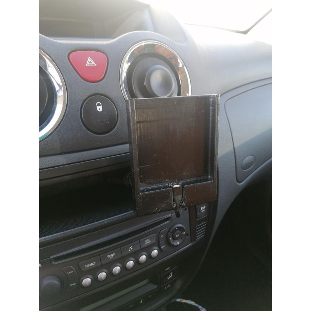 Citroën C2 1-DIN Telefon Tutucu