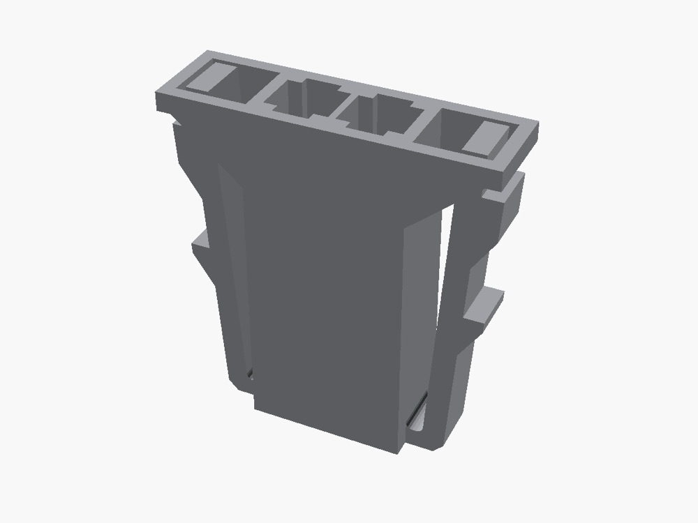 VW 2 Pin Konektör Kapağı (1J0972923) görsel 2