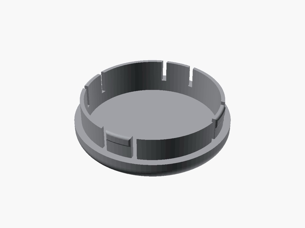 VW Tekerlek Merkez Kapağı 55 mm görsel 2