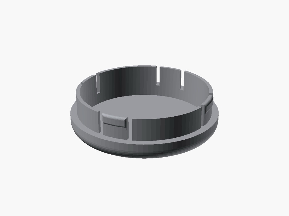 VW Tekerlek Merkez Kapağı 55 mm görsel 3