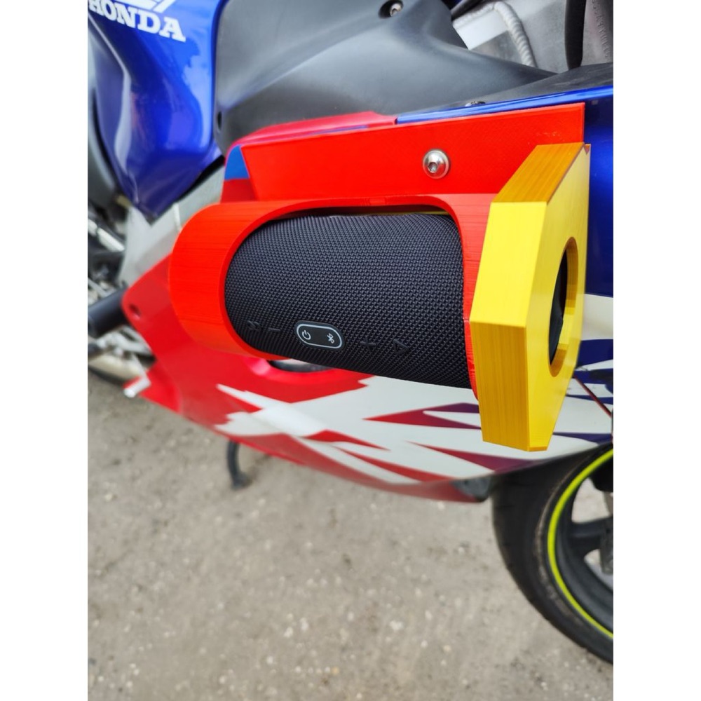 Honda Motosiklet JBL Şarjlı Hoparlör Tutucusu görsel 3