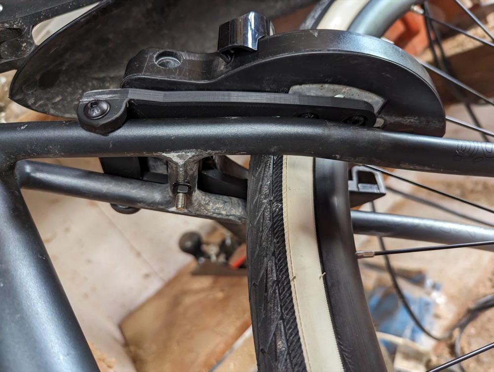 Bisiklet Halka Tip Kilit (Ring Lock) Montaj Braketi görsel 3