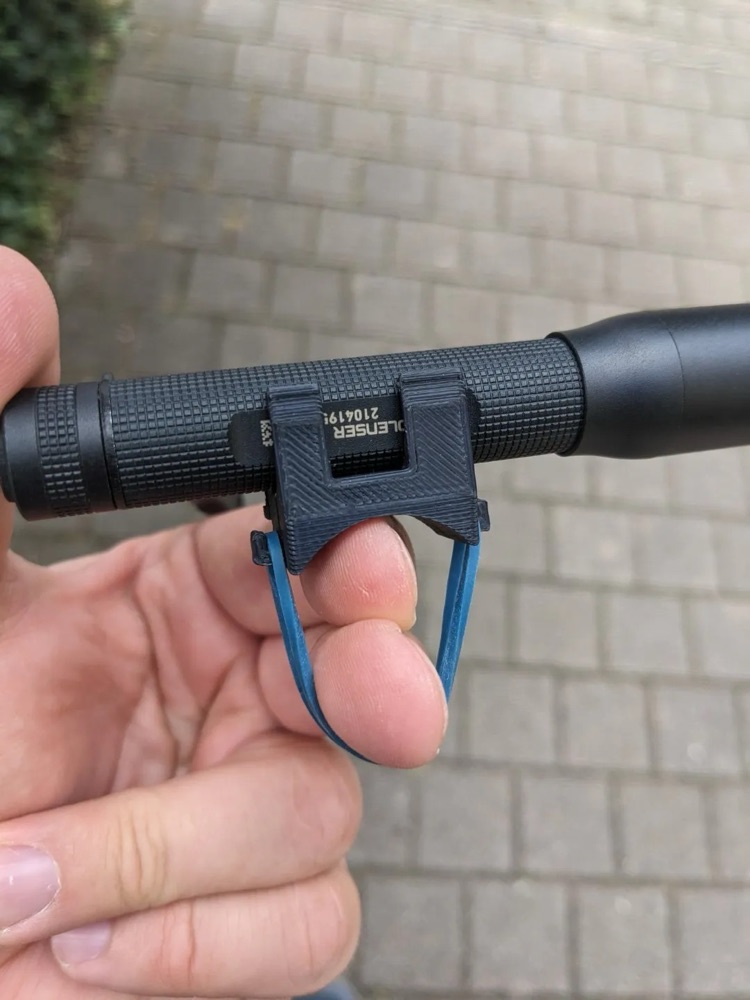 Bisiklet LED Lenser Fener Tutucusu (P3R Uyumlu) görsel 2