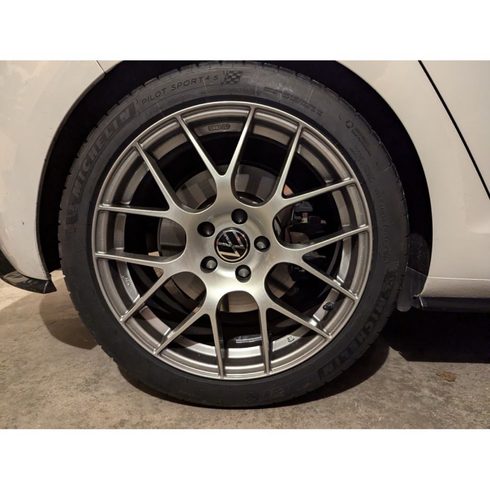 VW Enkei Raijin Orijinal Merkez Kapak Adaptörü görsel 3