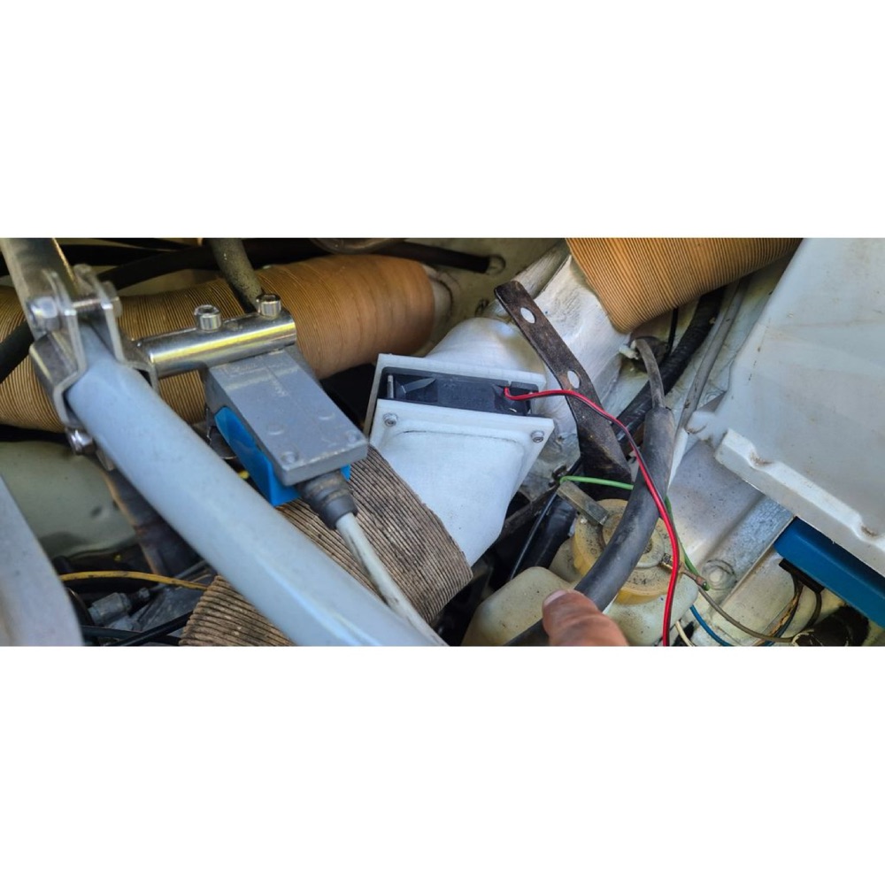 Citroën 2CV Kalorifer PC Fanı Adaptörü (80mm) görsel 3