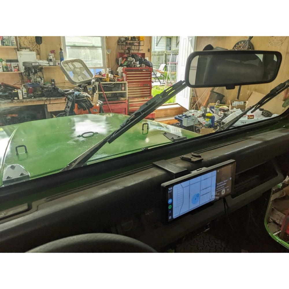 Jeep YJ Büyük Ekran Torpido Adaptörü görsel 3