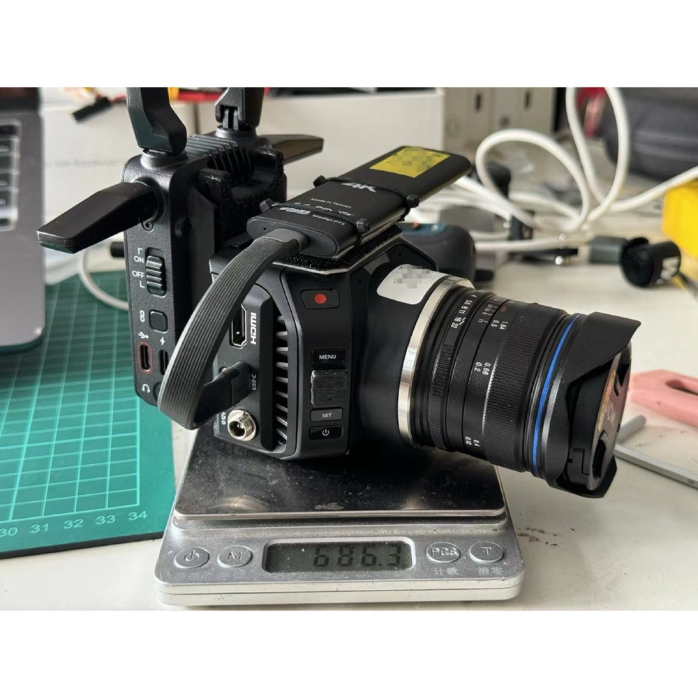 Blackmagic Micro Studio Camera (BMMSC) — DJI SDR Görüntü Vericisi Bağlantı Adaptörü görsel 1