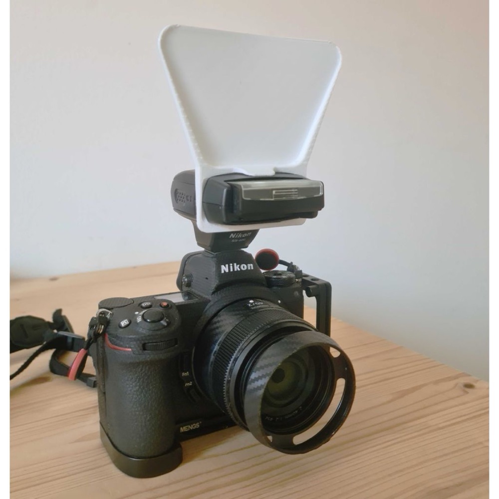 Nikon SB-400 Flaş için Yansıtıcı (Bouncer) Panel görsel 1