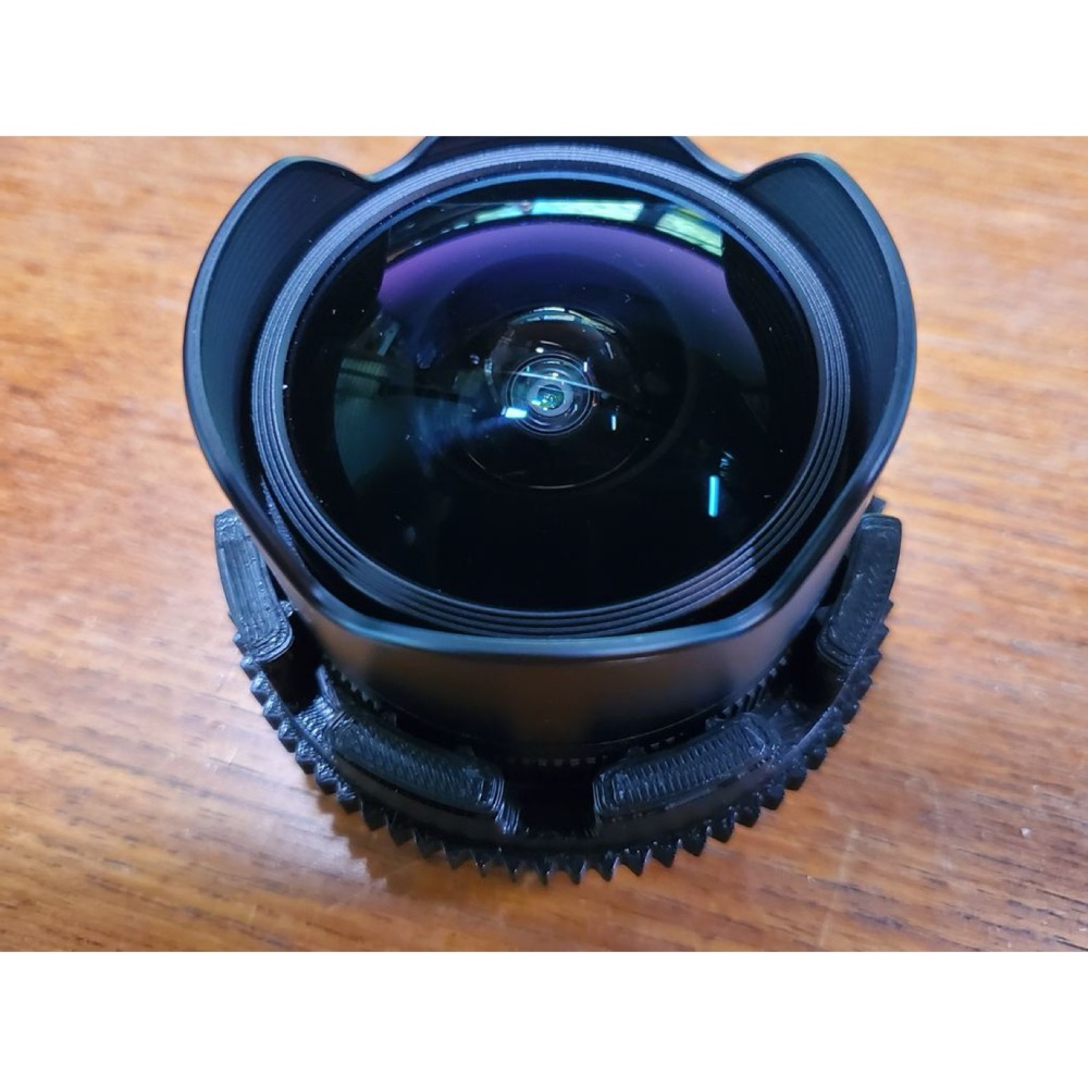 Panasonic Lumix G 8mm Fisheye Lens için Odak Dişlisi (Su Altı Kasaları) görsel 2