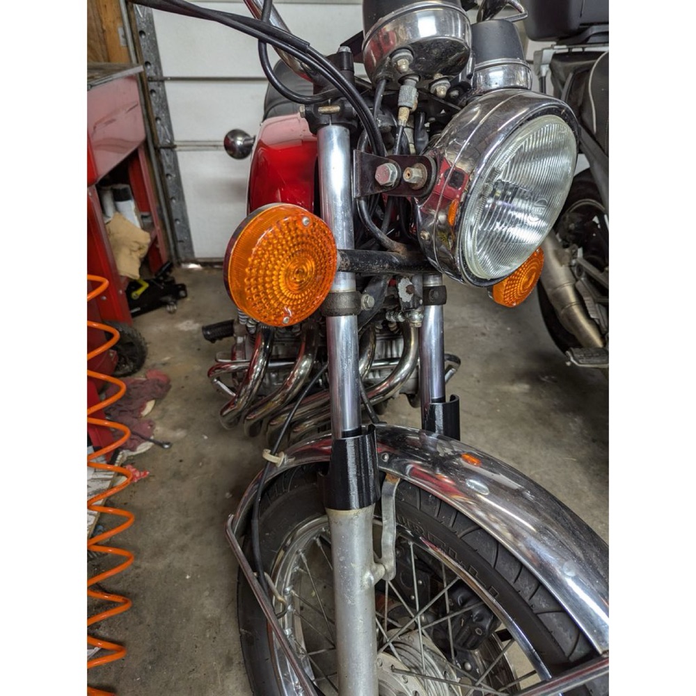 Honda Klasik Motosiklet Çatal Toz Manşeti Koruyucusu görsel 4