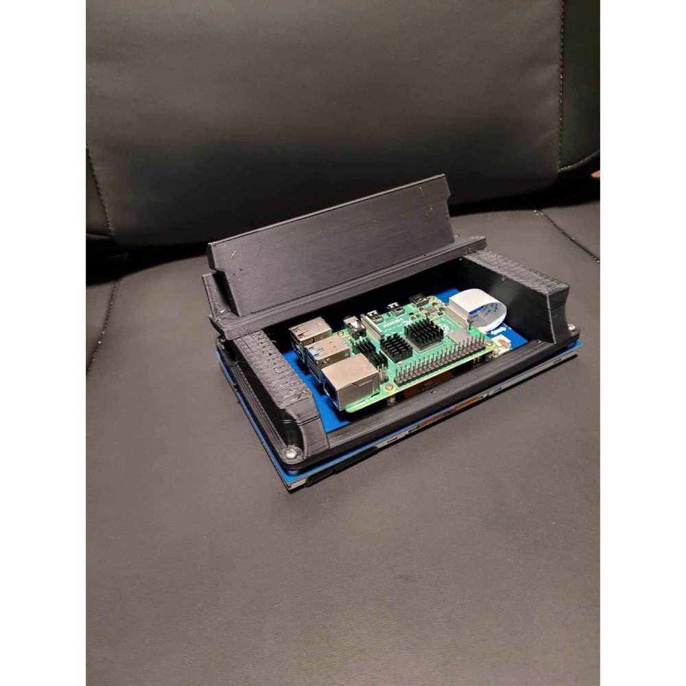 Kül Tablası Yuvası 7" Dokunmatik Ekran/Raspberry Pi Tutucusu (BMW E30 Uyumlu) görsel 3