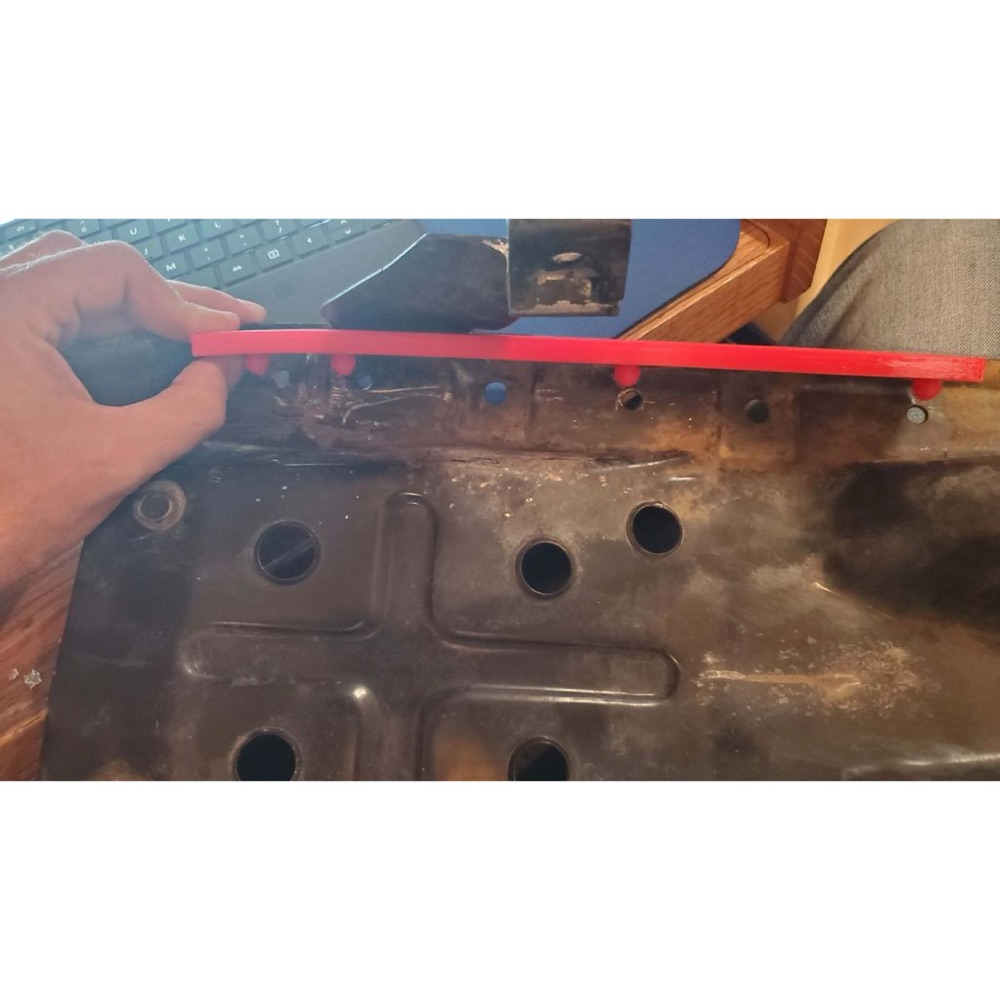 Honda 400EX Arka Koruma Plakası Zincir Kızağı görsel 3