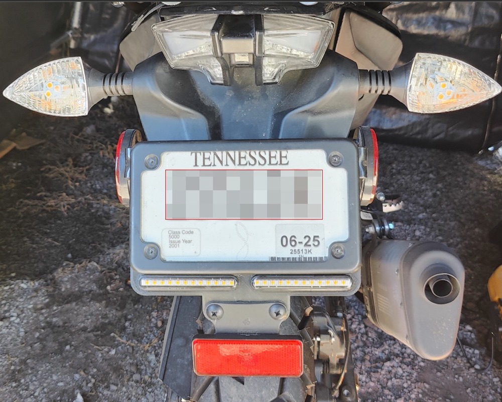 KTM 390 Adventure Numaralık Braketi (ABD Tipi) görsel 2