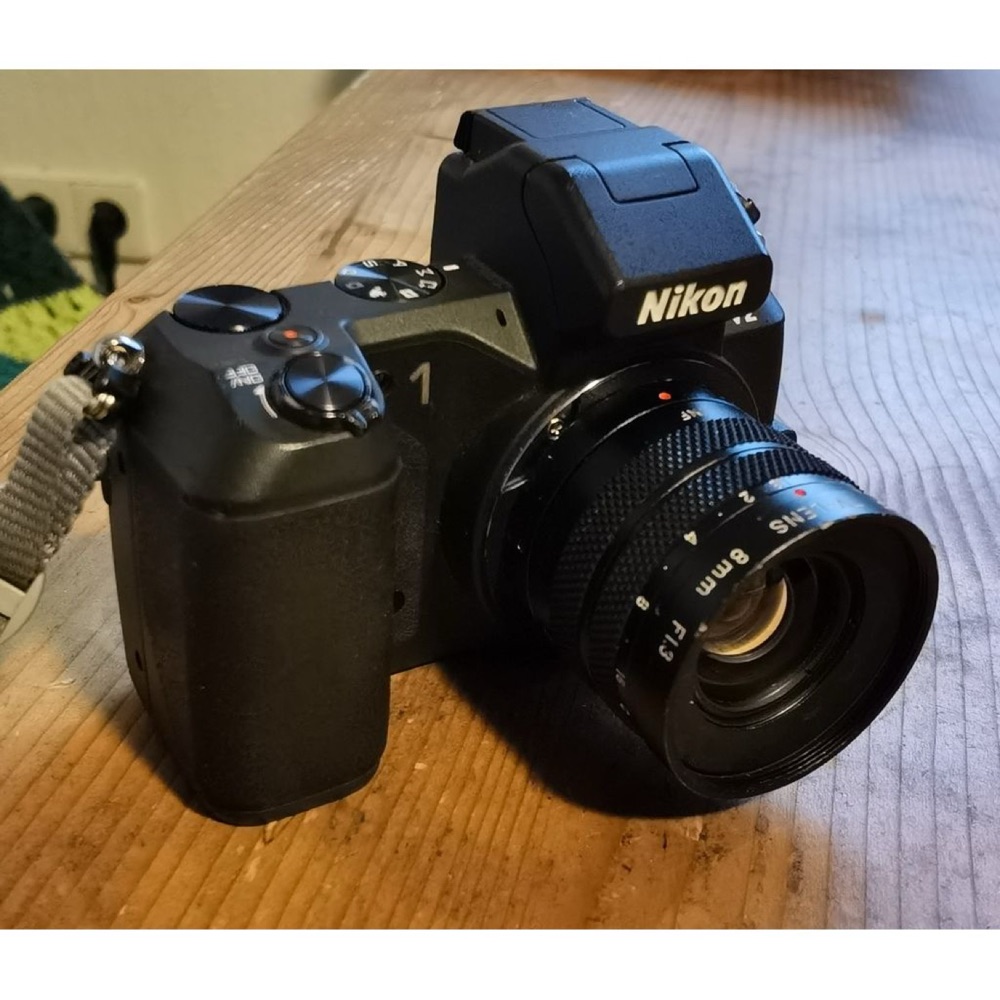 Tarcus 8 mm f/1.3 TV Objektif için Nikon 1 Adaptörü (Sıkı Geçme) görsel 2