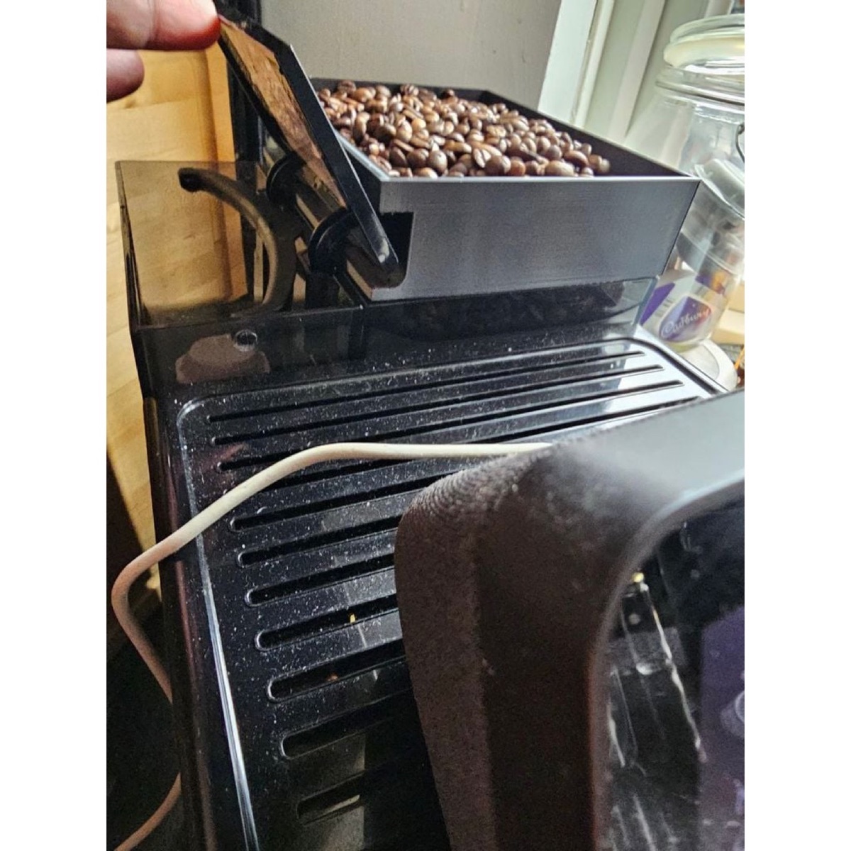 AVANZA Bean To Cup Kahve Makinesi Çekirdek Haznesi Uzatması görsel 2
